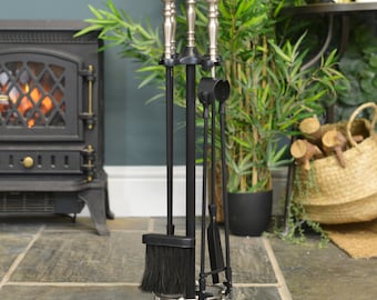 Grecian Fireplace Companion Tool Set 5 Pieces - Johnnie Blue Décor - View #3
