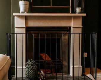 Buy A DeVielle Black Extendable Fireplace Nursery Guard Online In Ireland At Your Fire Guards & DIY Products Expert - View #8