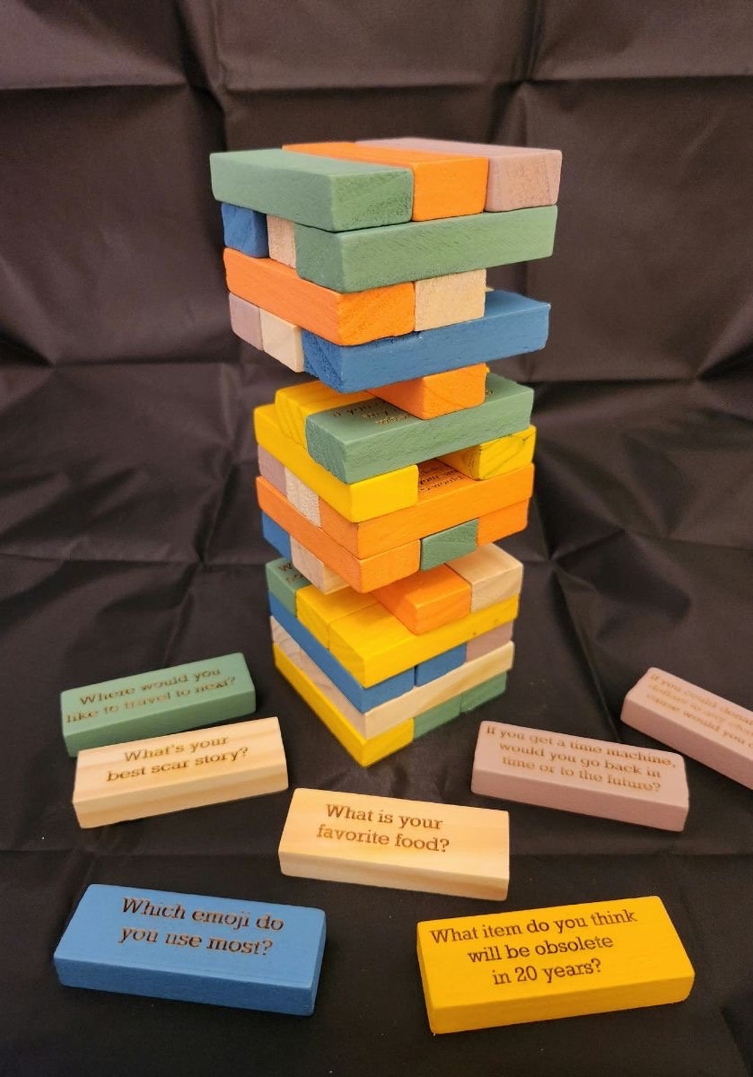 Table Talk Tower Tumble Ice Breaker Game That Everyone Can Play Party