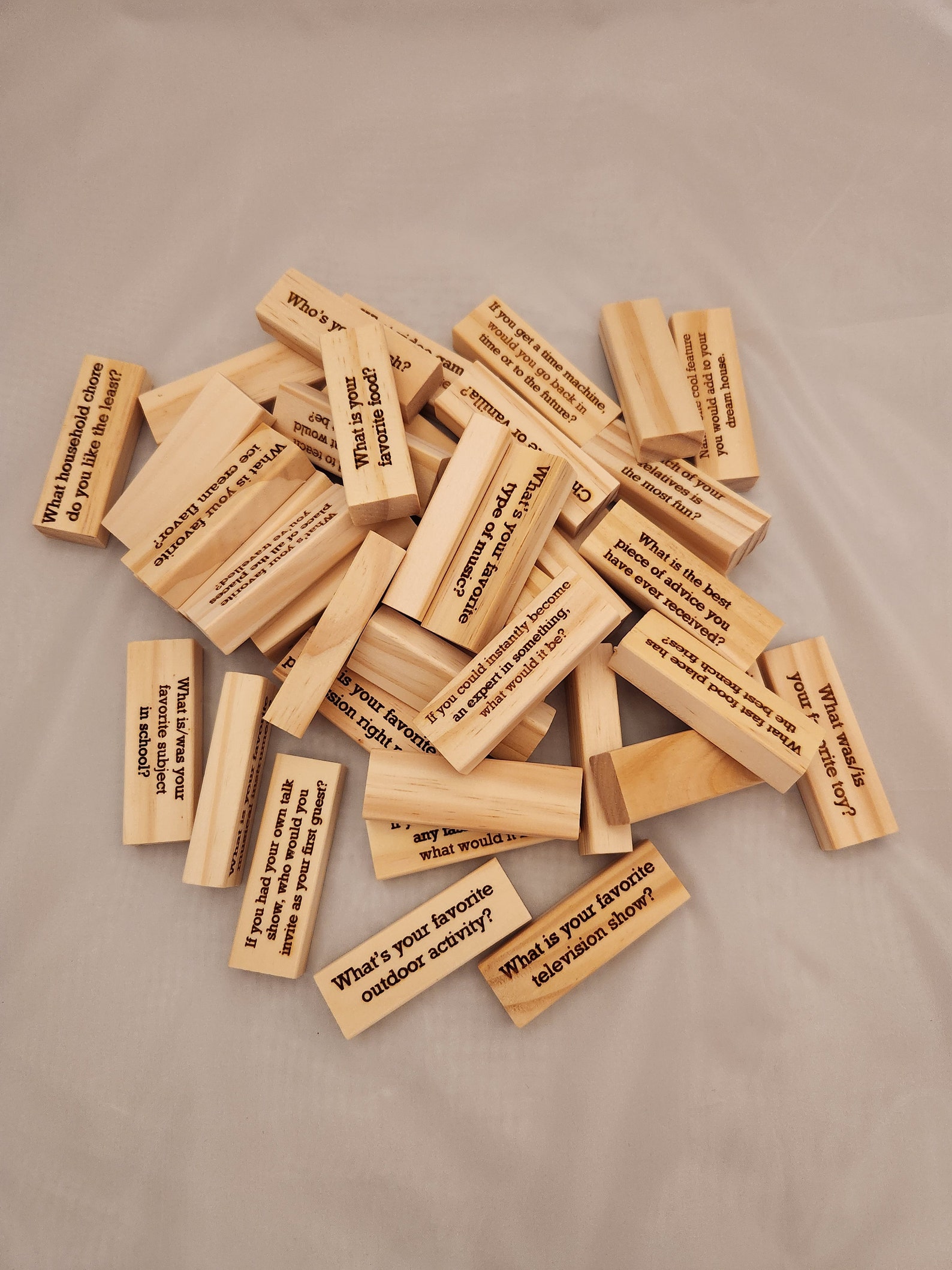 Table Talk Tower Tumble Ice Breaker Game That Everyone Can Play Party