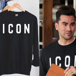 Icon Sweatshirt, David Rose Sweatshirt, David Rose TV Show Fans Birthday Gift, David Rose Merchandise