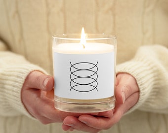 Glas Soja Wachs Kerze Stilvolle Wohnkultur unscented Soft Glow