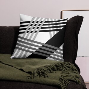 Pillow Abstract Modern Minimalist Design for Home & Living Spaces, 18x18, 20x12, 22x22
