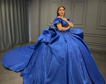 Blue Quinceaera Dress, Blue Wedding Dress - Etsy Blue Quinceaera Dress, Blue Wedding Dress - Etsy
