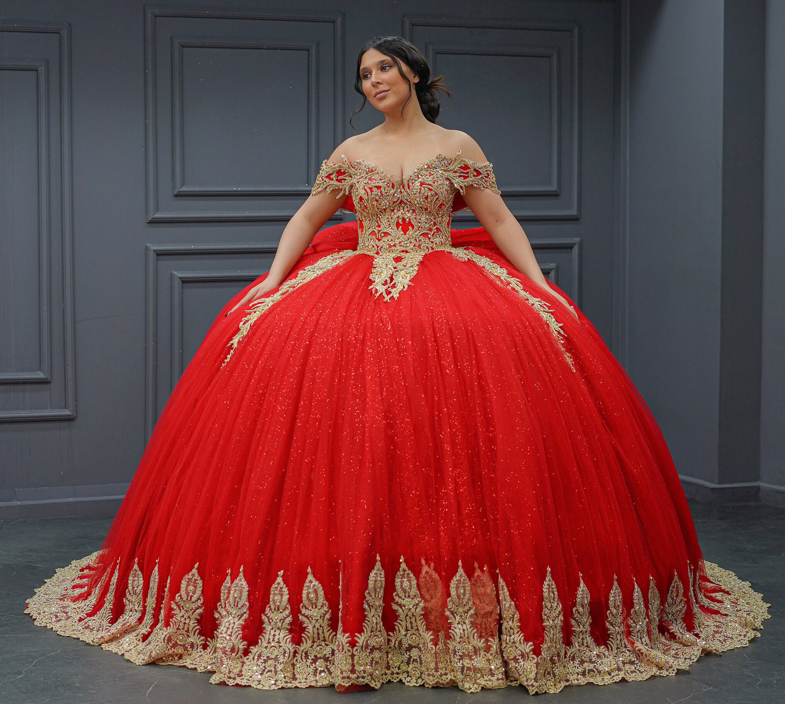 Red Quinceaera Dress, Red Wedding Dress - Etsy