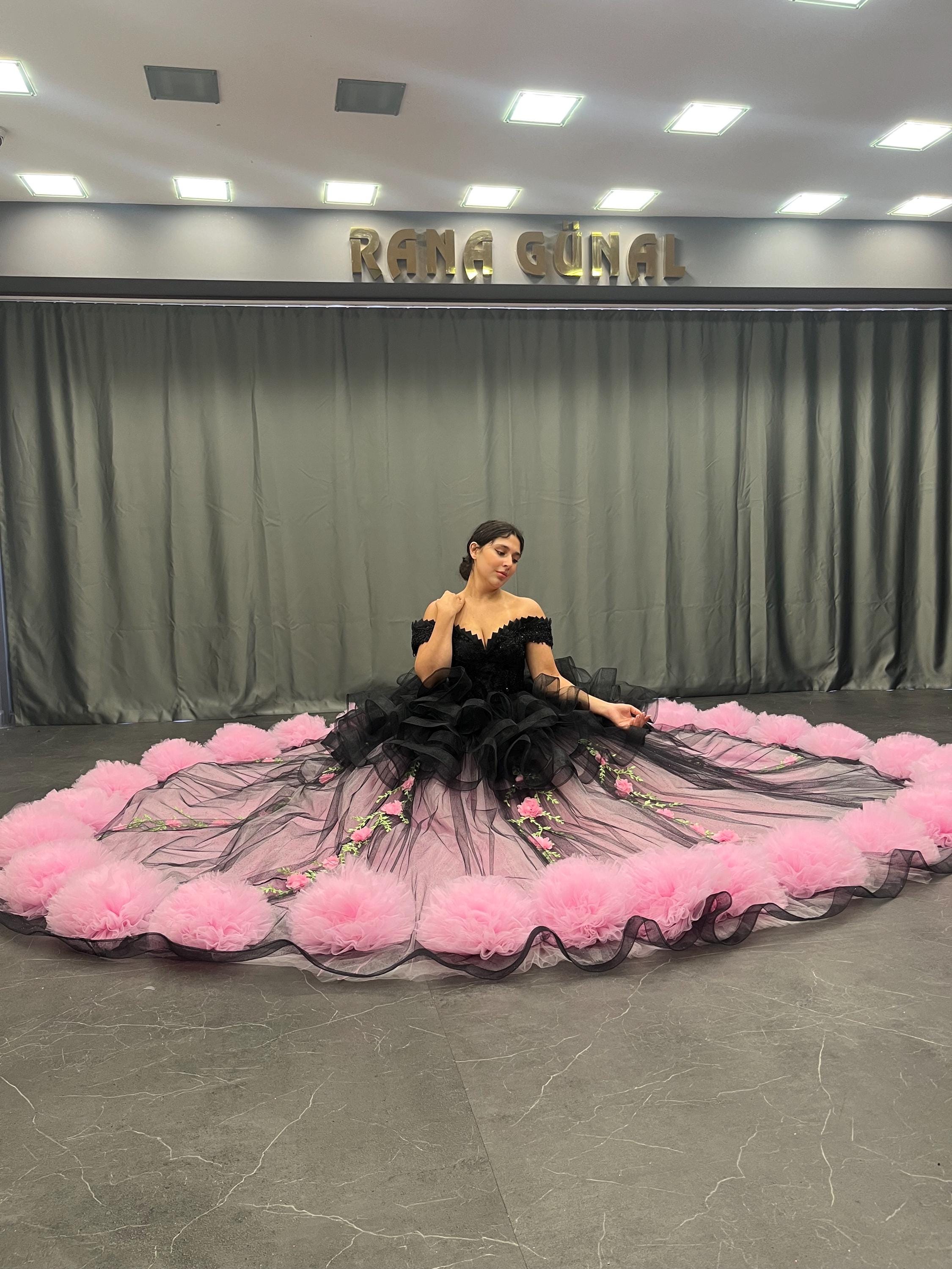 hot pink tiered prom dress Hot Pink Corset Sweetheart Tiered Ruffles Long Prom Dress – Dressesforparty main image 1