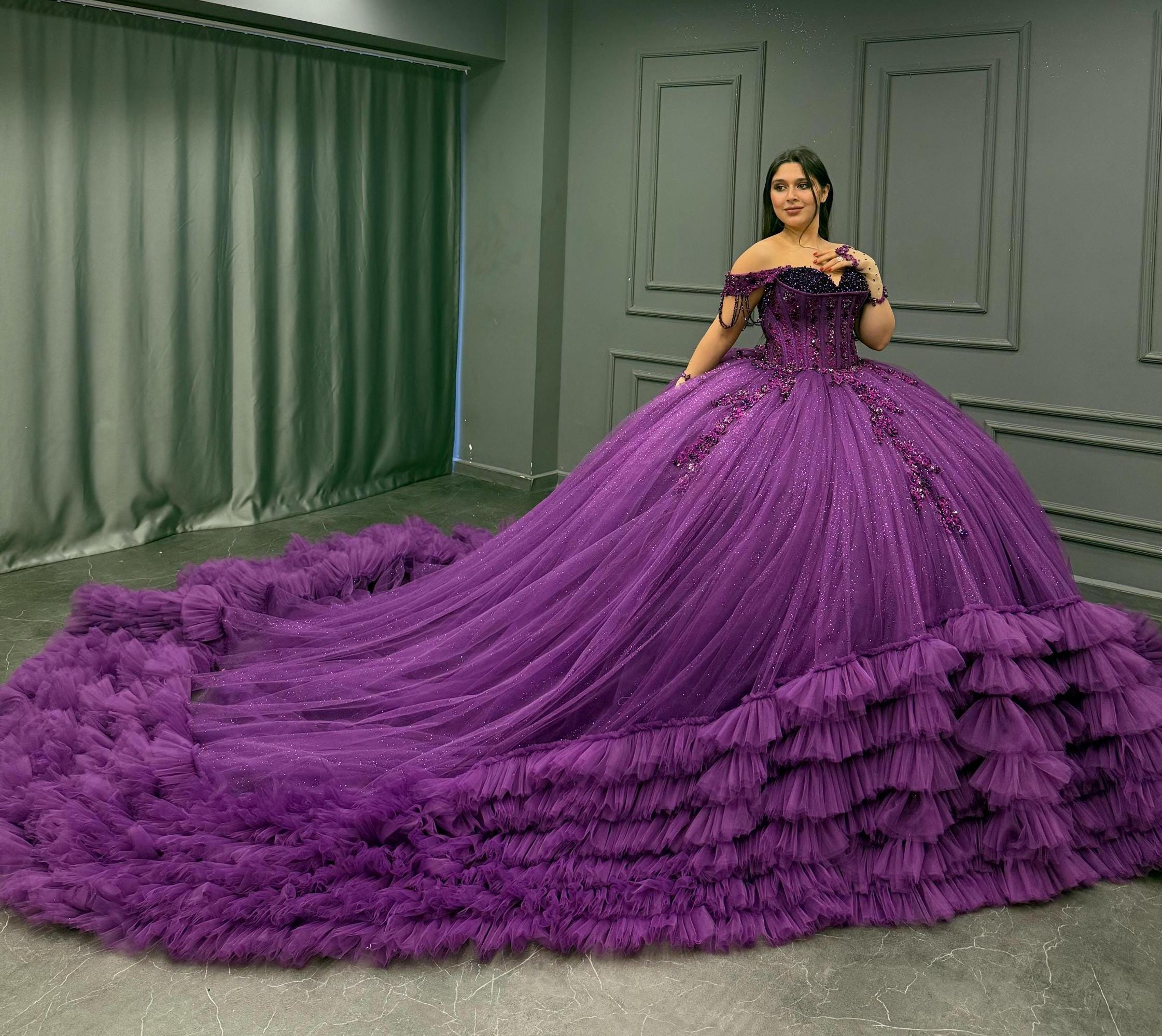 purple sequin dress plus size Plus Size Fitted Sequin Sleeveless Gown by Tiffany Designs 16121 22W / AB White