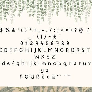 ドイツ語のMy Font Regular