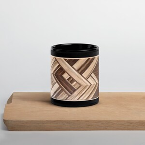 Stella Black Glossy Mug