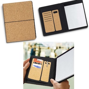 Portfolio Cork | Blank Portfolio in Australia | Natural Cork and PU strap | Plain Portfolio