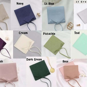 100 Pcs Bulk Jewelry Packing Bags With Logo,pure Cotton Jewellery