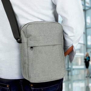 Travel Bag Blank | Plain Grey Travel Shoulder Bags Polyester in Australia |Travel Gift Bag
