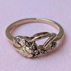 Size 5.25 Coleman and Co Solid 10k Black Hills Gold Ring
