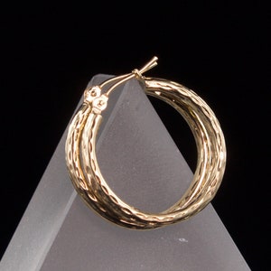 10k Gold Hoop Earrings
