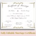 see more listings in the Marriage Certificate section