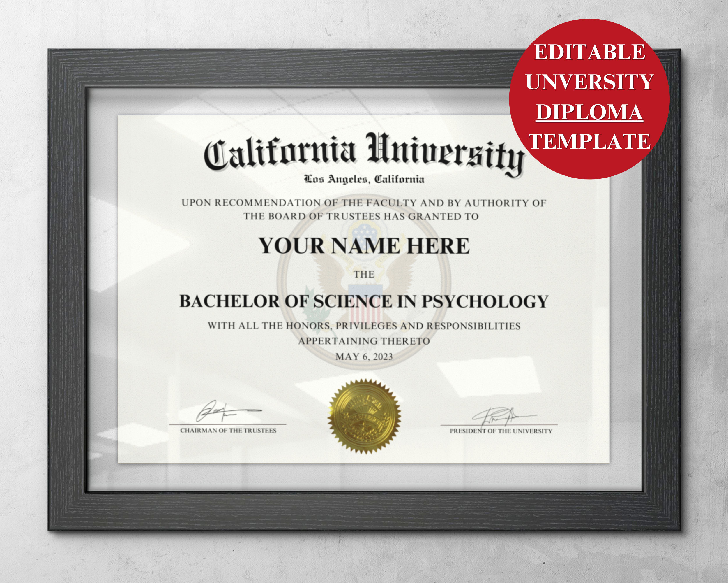 College Degree Diploma Templates Degree Certificate Templates From