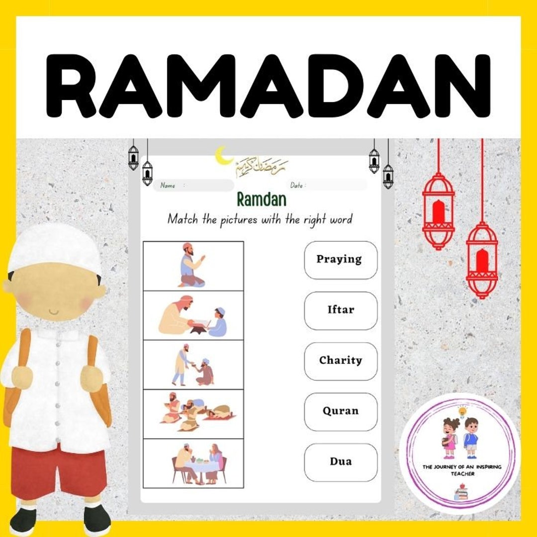 Ramadan Worksheets /ramadan Activity Printable /islamic Activities, Ramadan 2023, Ramadan Mubarak, Ramadan Kareem, Islamic Activity - Etsy