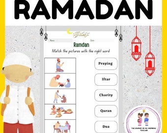 Ramadan-Tätigkeit Arbeitsblätter, Islamisch lernen (druckbar)