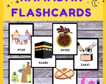 Ramadan Lernkarten, Islamische Montessori Homeschool (PDF)