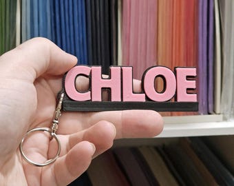 3D Printed Name Keyring Personalised | Choice of Colour Available