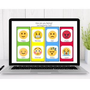DIGITAL DOWNLOAD Self Regulation Kit Self Regulation Chart Instant Autism Calm Down Tools Emotions Special Needs Visual Communication Device
