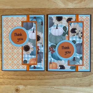 Thank you card, handmade card