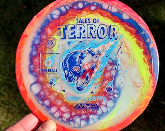 Axiom Particle Eclipse Fireball Dyed Disc Golf Distance Driver - 2025 Halloween Special Edition