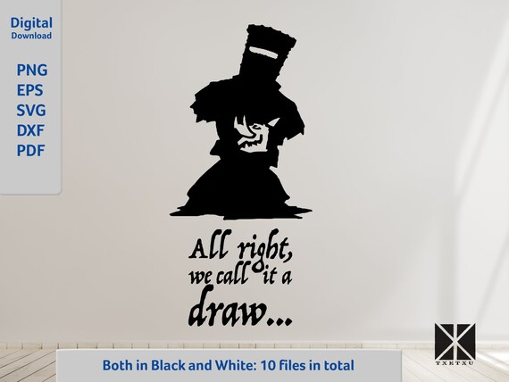 Monty Python We Call It a Draw Digital Download Svg - Etsy UK