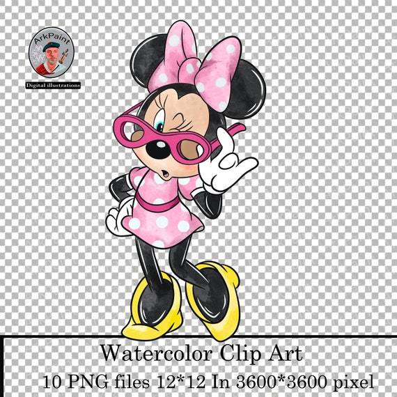 Minnie Mouse PNG Digital Product Color Illustrations - Etsy Minnie Mouse PNG Digital Product Color Illustrations - Etsy