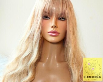 Blonde Wig with Bangs