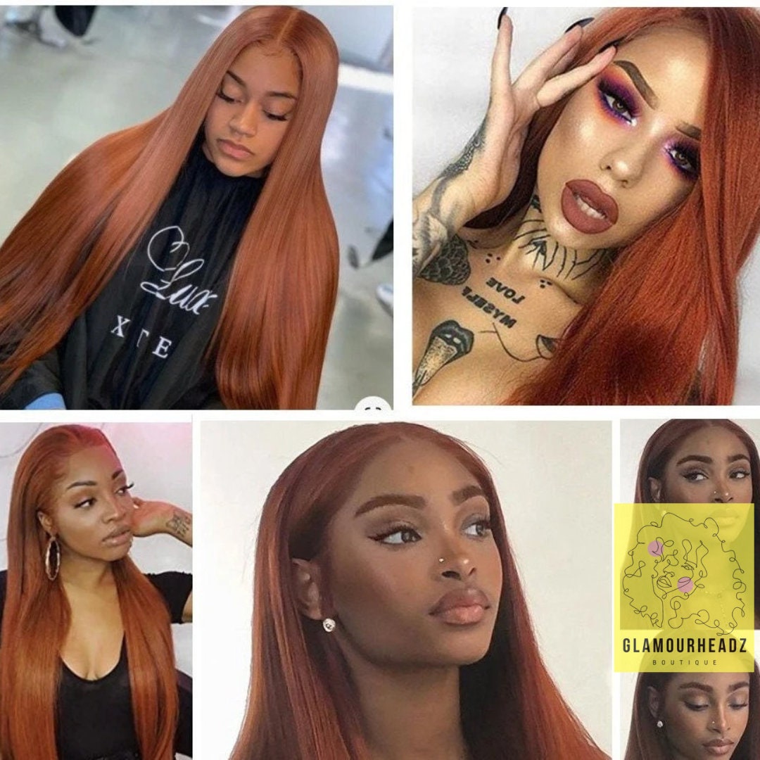Red Wig Lace Front
