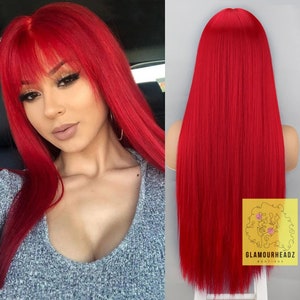 Bright Red Wig