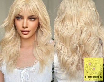 Blonde Wig with Bangs