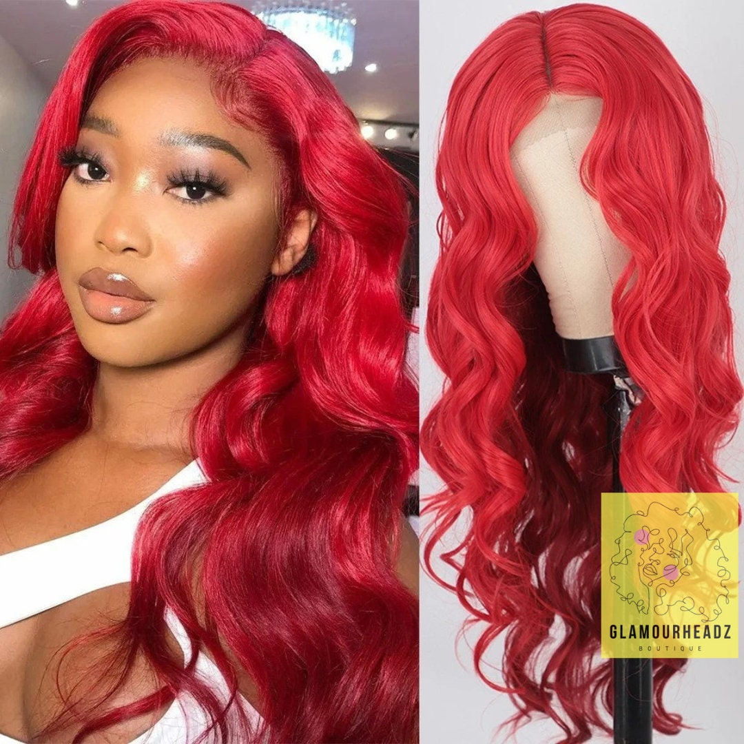 Red Wig Lace Front