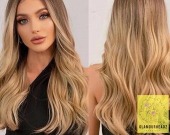 Natural Ombre Blonde Wig