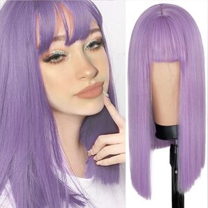 Medium Violet Wig image 5