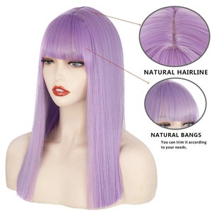 Medium Violet Wig image 4