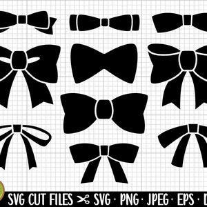 bow svg bundle for cricut free commercial use bows bundle svg png bow cut file bundle bow vector bundle