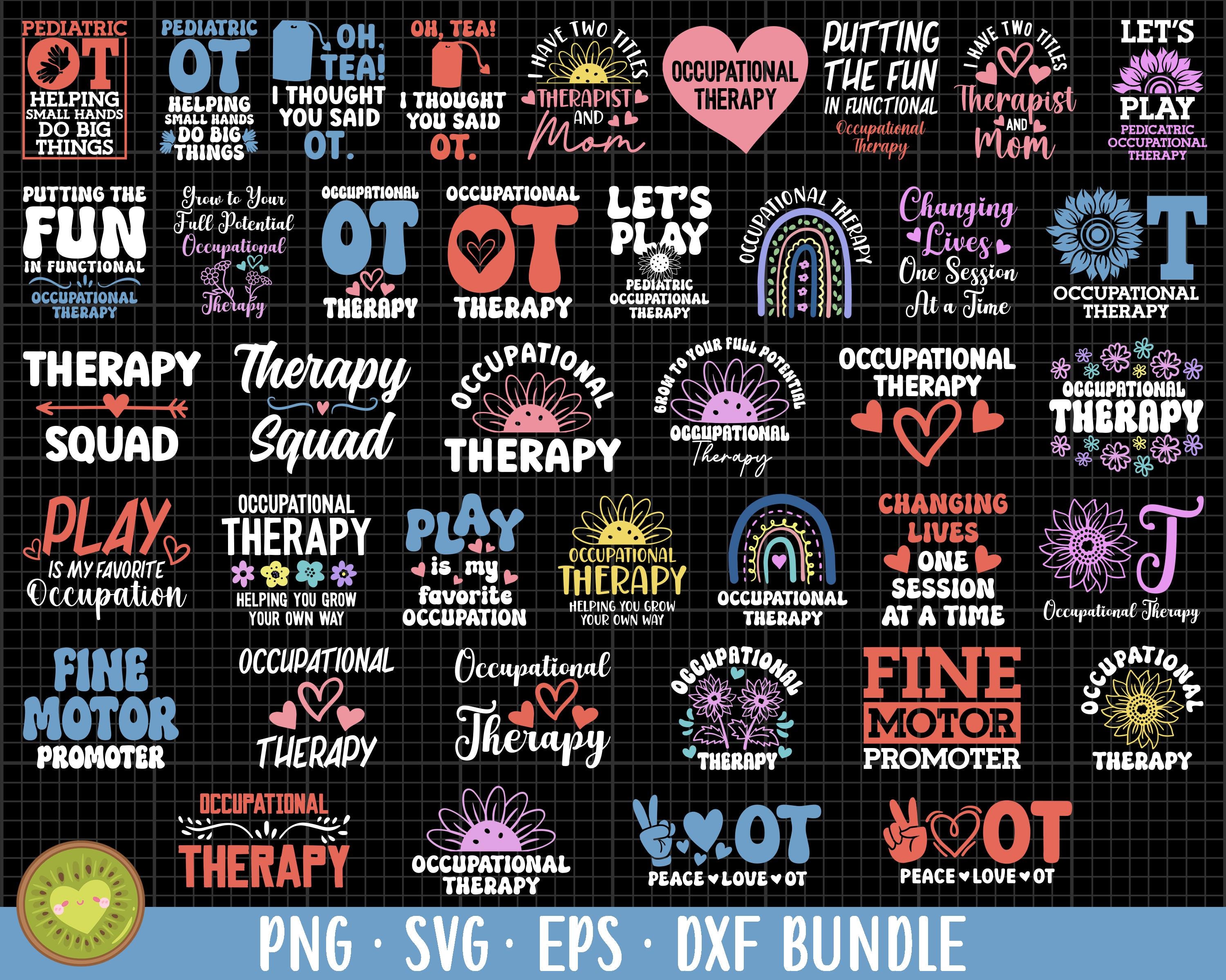 Occupational Therapist Png Occupational Therapist Svg Ot Png Bundle ...