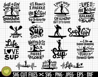 stand up paddling bundle svg cricut cut files stand up paddling png bundle shirt designs sup svg bundle sup png bundle