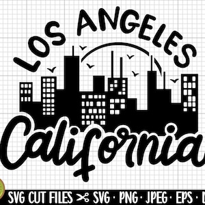los angeles svg los angeles png los angeles svg cricut