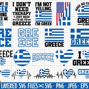 bundle svg grecia file di taglio cricut bundle bandiera grecia png bundle clipart grecia vettore eps dxf jpg jpeg uso commerciale gratuito