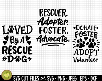 dog rescue svg bundle, dog rescue png bundle