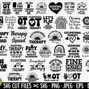 occupational therapist svg png bundle ot svg png ot shirt design bundle cricut sublimation eps dxf jpg vector