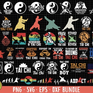 tai chi png bundle tai chi subliminiation tai chi shirt design bundle free commercial use tai chi svg eps dxf