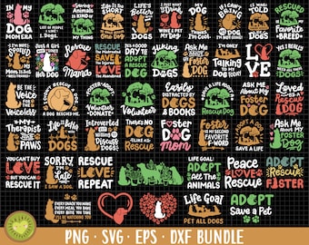 dog rescue png foster dog png dog adopt adoption shirt design bundle dog rescue svg cricut free commercial use sublimination