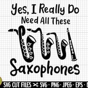 saxophone svg