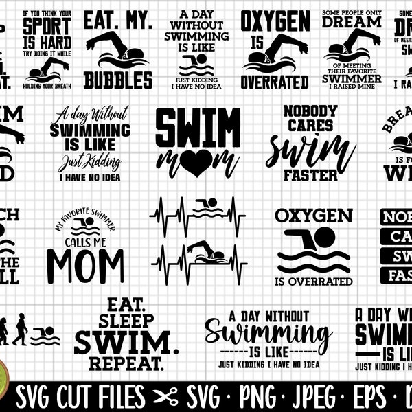 swimming svg bundle swimmer svg bundle swim svg bundle swim png bundle svg cut files for cricut cut machine free commercial use