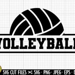 volleyball svg png vector