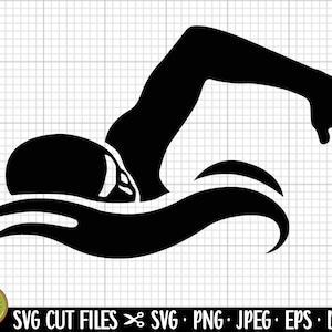 swimmer silhouette swimmer svg swimmer png swimming svg png eps dxf jpeg commercial use clipart